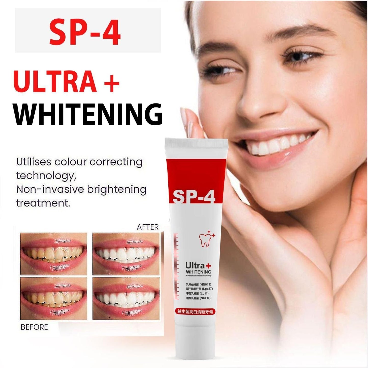 SP-4 Brightening & Stain Removing Toothpaste